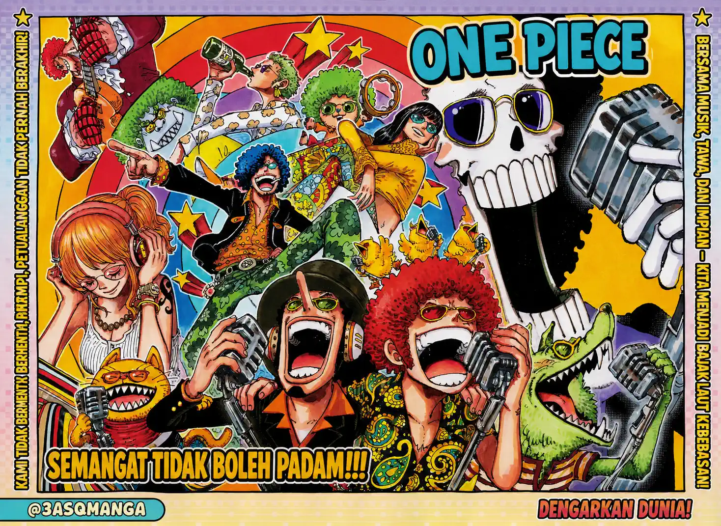 One Piece berwarna 1191 1192 1193 bahasa indonesia